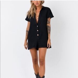 Princess Polly Babydoll romper 100% cotton Gauze texture size 4